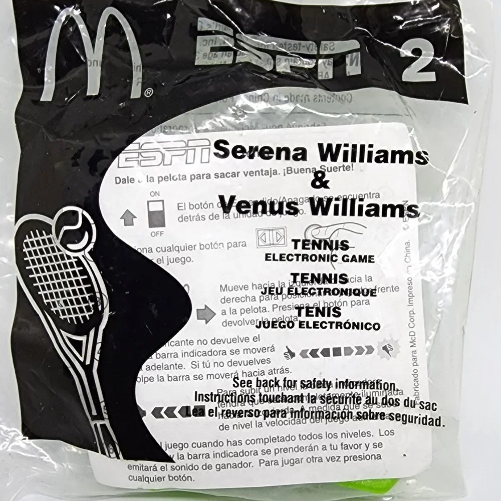 2004 ESPN Serena Venus Williams Tennis Mini Electronic Game #2 Handheld